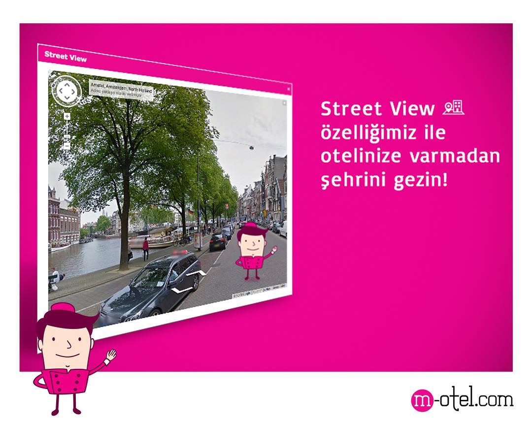 Sokak görüntüleme, Street view, Otel nerede, Otel sokak görüntüsü